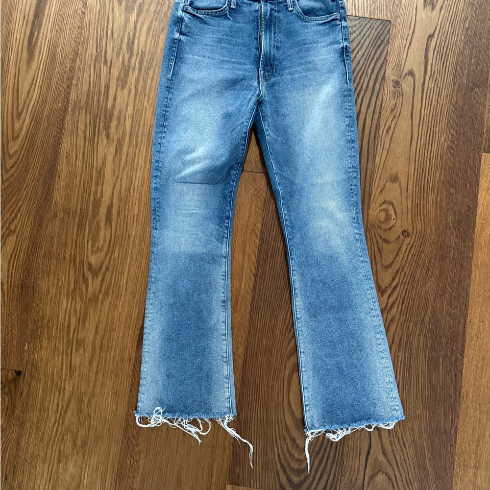 MOTHER Blue Flare Jeans
